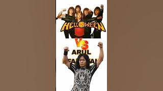 Helloween VS Arul Efansyah #helloween #powermetal #heavymetal #fypシ #shorts