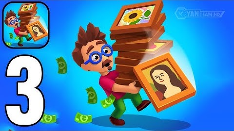 Gallery Idle: Business Tycoon - Gameplay Walkthrough Part 3 Hire artists (Android,iOS)