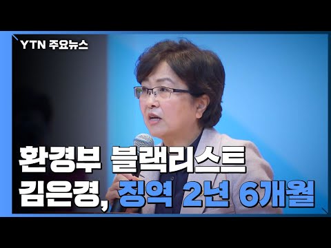 '환경부 블랙리스트' 김은경 전 장관 징역 2년 6개월...법정 구속 / YTN