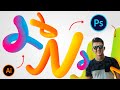 Como crear coloridas formas dimensionales en Illustrator para editar en Photoshop