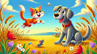 🐺 Вовк, 🐶Собака та 🐱Кіт - Українська народна казка #надобраніч