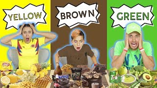 LAST TO STOP EATING THEIR COLOR FOOD WINS $10,000! *CHALLENGE* | The Royalty Family