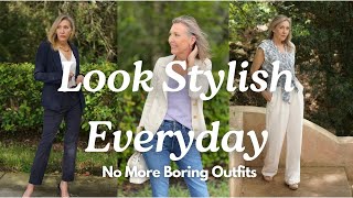 How To Look Stylish Using Outfits ONLY From Your Closet