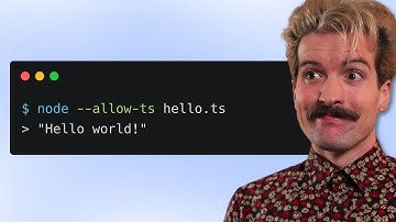 Node FINALLY Supports TypeScript