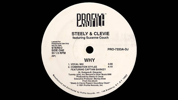 Steely & Clevie Featuring Suzanne Couch  Why (Voca...