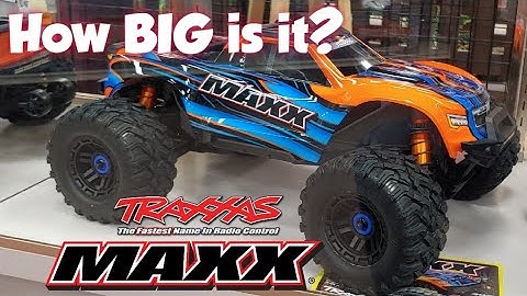 Traxxas Maxx 1st Look and Size Comparison 😊!