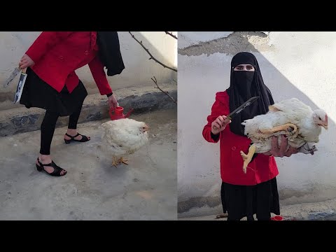 lady butcher chicken/ Miss Nahila daily routine