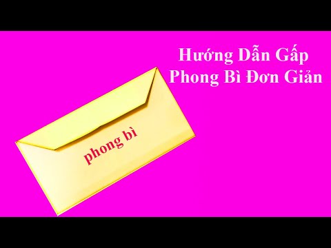 K-Creation | Hướng Dẫn Gấp Phong Bì Đơn Giản