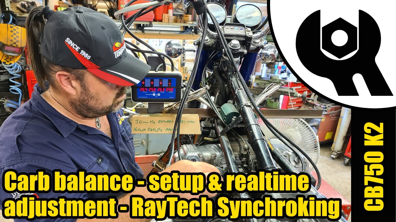 CB750 K2 Carb balancing Ep.23 