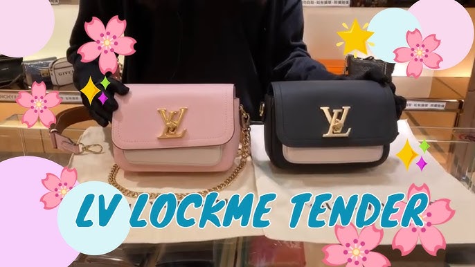 What fits inside my Louis Vuitton Lock me tender ! 