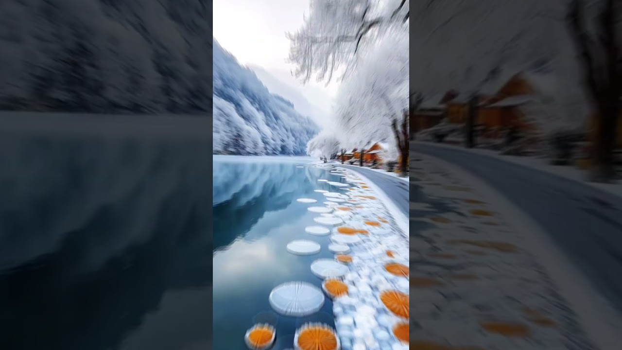 The Lake of Colors and Frost 🌊❄️ | Pixel Dream AI 