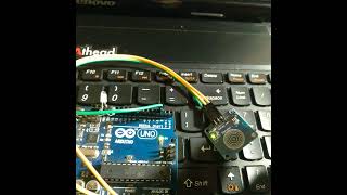 Touch sensor with arduino uno