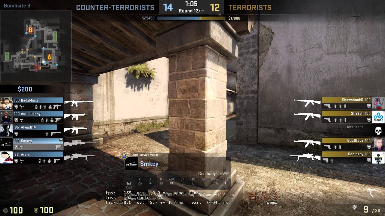 CS:GO ECVisualize # SMOKEY AWP ON SHORT 4K