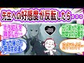 「私に対する生徒の好感度が反転してしまうなんてね…」に対する先生方の反応集【ブルーアーカイブ / ブルアカ / まとめ】