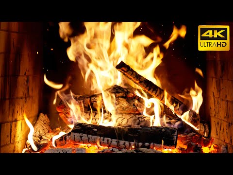 Soothing Emberlight Fireplace No Music With Relaxing Flames And Gentle Wood Pops For Silence