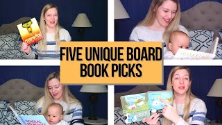 FIVE UNIQUE BOARD BOOK PICKS  | A Teacher's Picks for Babies and Toddlers!