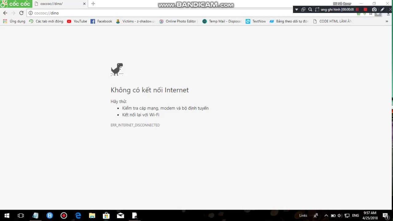 Cách Hack Game Khủng Long Khi Mất Mạng | ©DUYPHUONG - youtube