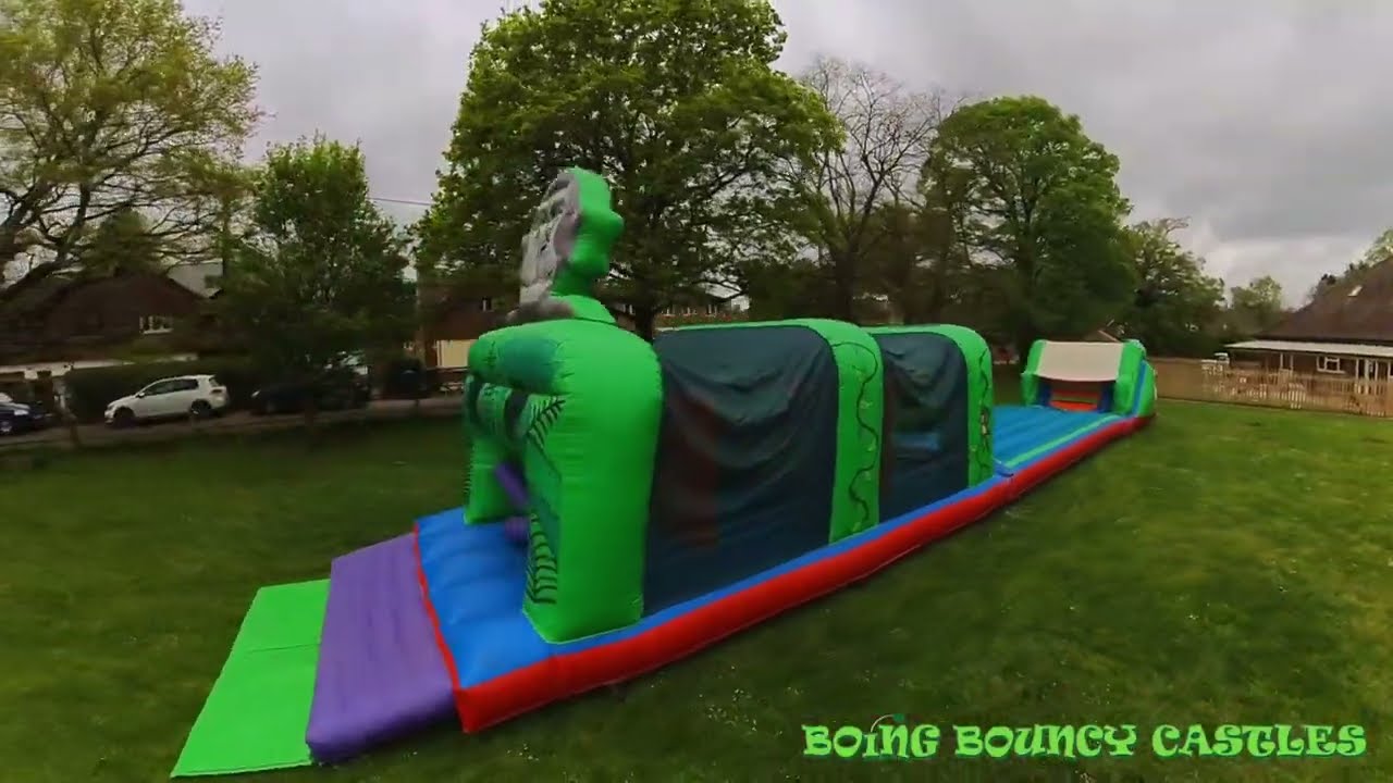 Monkey Fun Run with scramble net (70 foot long obstacle course)