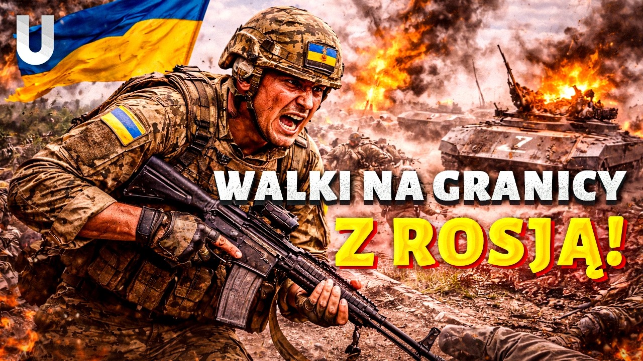 BITWA PRZY GRANICY! Wojska Putina POSUWAJĄ SIĘ NAPRZÓD, ale trafia na SILNY OPÓR