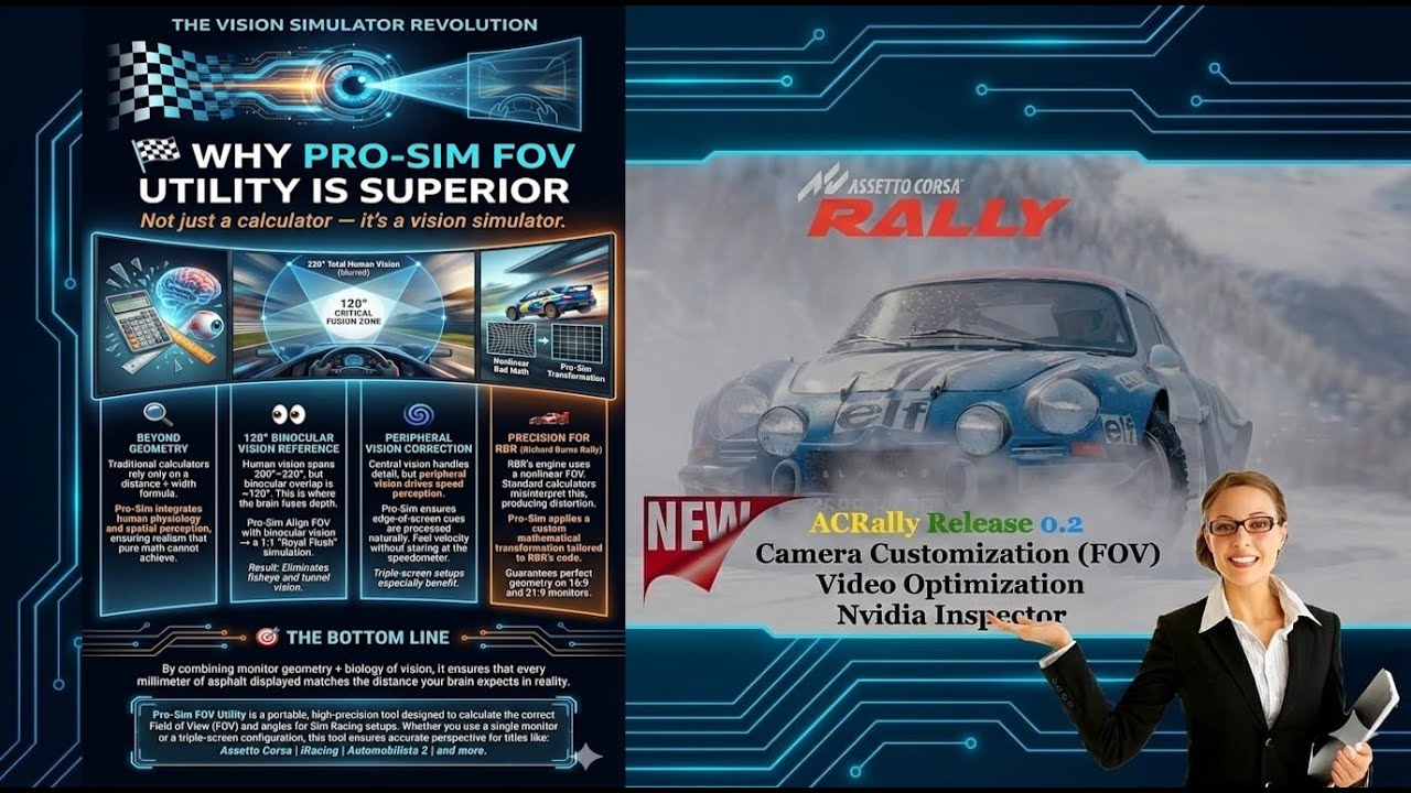ACRally Release 0.2 - Camera Setup (FOV) - Video Optimization - Nvidia ...