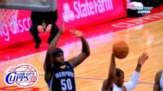 Tony Allen EJECTED for KICKING Chris Paul in the face 11/18/2013 11.18.13