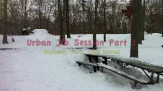 Urban Snowboarding Jib Session