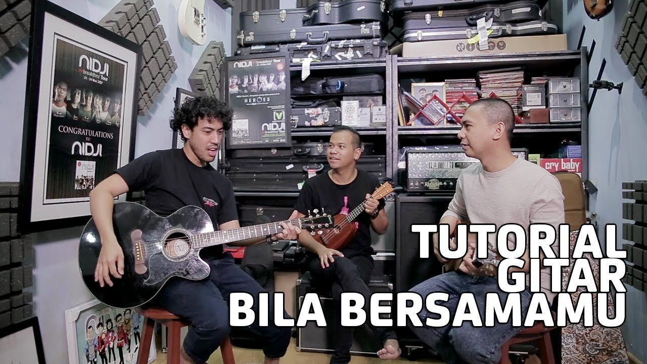 Rama NIDJI, Randy NIDJI & Raditya Dika - Tutorial Gitar Bila Bersamamu [Part 1]