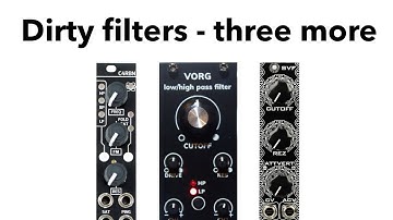 Dirty filters - three more
