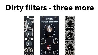 Dirty filters - three more @JohnSchussler