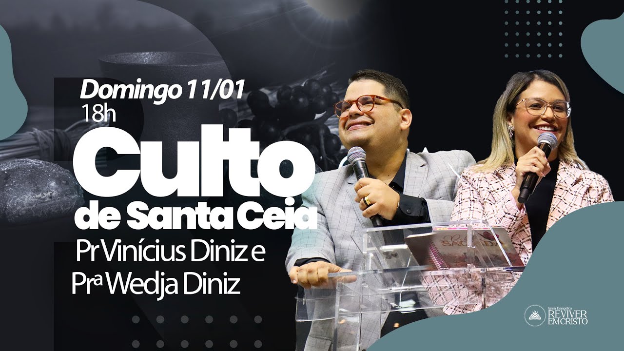 🔴 LIVE | CULTO DE SANTA CEIA | PR. DEYWISON PONTES | REC ALAGOAS | 11/01/2026