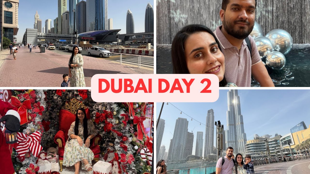 Dubai day2 burjkhalifa | fountain show | dubai marine | ain dubai | bluewater |JBR beach 