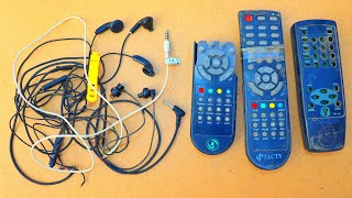 Awesome uses of old earphone and old TV Remote