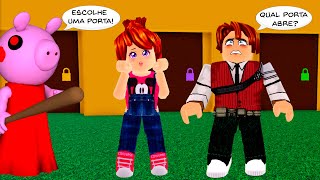 PIGGY! NÃO ESCOLHA A PORTA ERRADA NO ROBLOX!