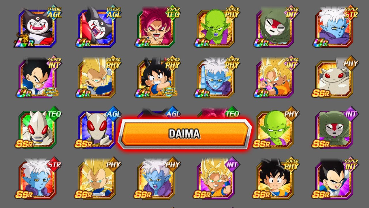 Категория DAIMA — это хорошо или это новая Вселенная 11? (Dokkan Battle)