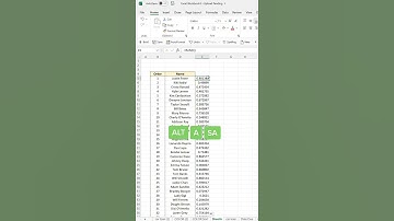 How to randomize data in Excel. #shorts #excel