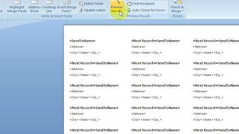 Create Printable Labels With Microsoft Word  2007