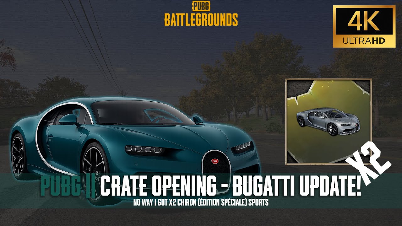 PUBG || CRATE OPENING - PUBG x Bugatti COLLABORATION