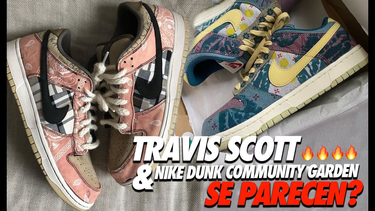 OMG 🤩🔥¿NIKE DUNK TRAVIS SCOTT 2?🔥 NIKE DUNK COMMUNITY GARDEN - YouTube