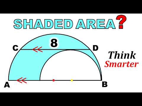 Most People Use the Wrong Method for This Geometry Puzzle!! | Find the Shaded Area