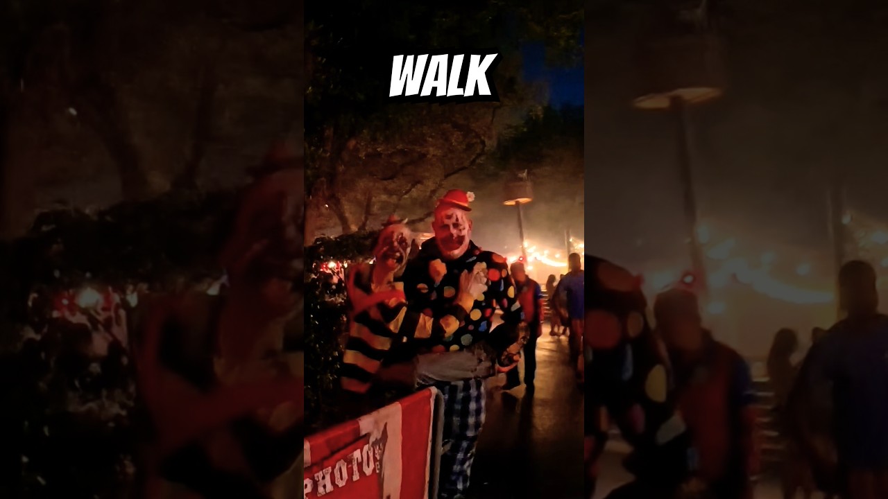 No Running at Fright Fest... Walk! 
