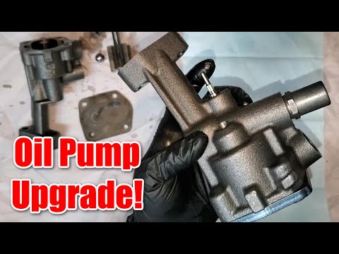 Butler Performance Pro Oil Pump vs Standard, tear down and install.  Pontiac Short Block, part 8