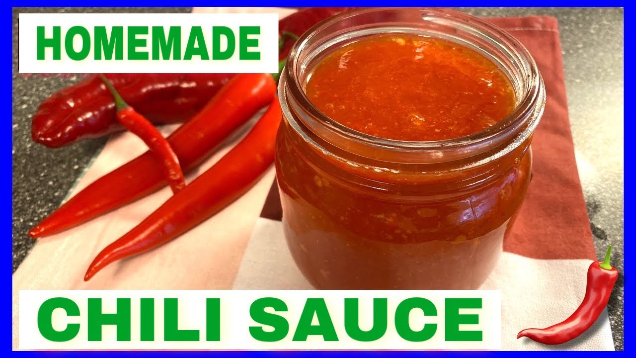HOW TO MAKE HOMEMADE CHILLI SAUCE EASY RECIPE YouTube how-to-make-homemade-chilli-sauce-easy-recipe-youtube