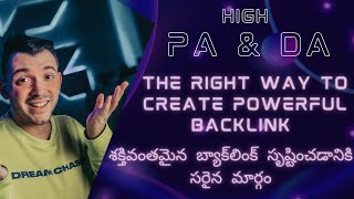 The Right Way to Create Powerful Backlink (Backlink Blueprint) TELUGU