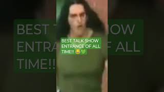 Peter Steele entering the Jerry Springer show! #petersteele #typeonegative #talkshow #legend #rock