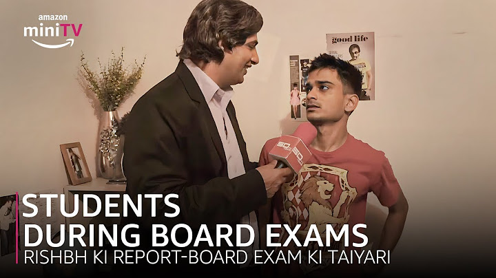Students During Board Exams | Rabish Ki Report | Amazon miniTV