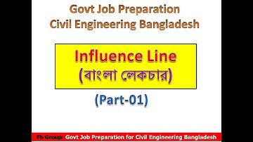 IL Diagram(Part-01)/Influence Line Bangla Lecture/Civil Govt Job BD/IL for Simple Supported Beam