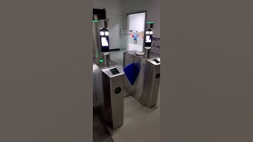 face recognition entrance gate infrared thermometer body measuring temperature COVID-19 door sensor