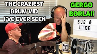 Drum Teacher Reacts: GERGO BORLAI | TamTam DrumFest Sevilla 2016 | (2021 Reaction) HE IS NOT HUMAN!