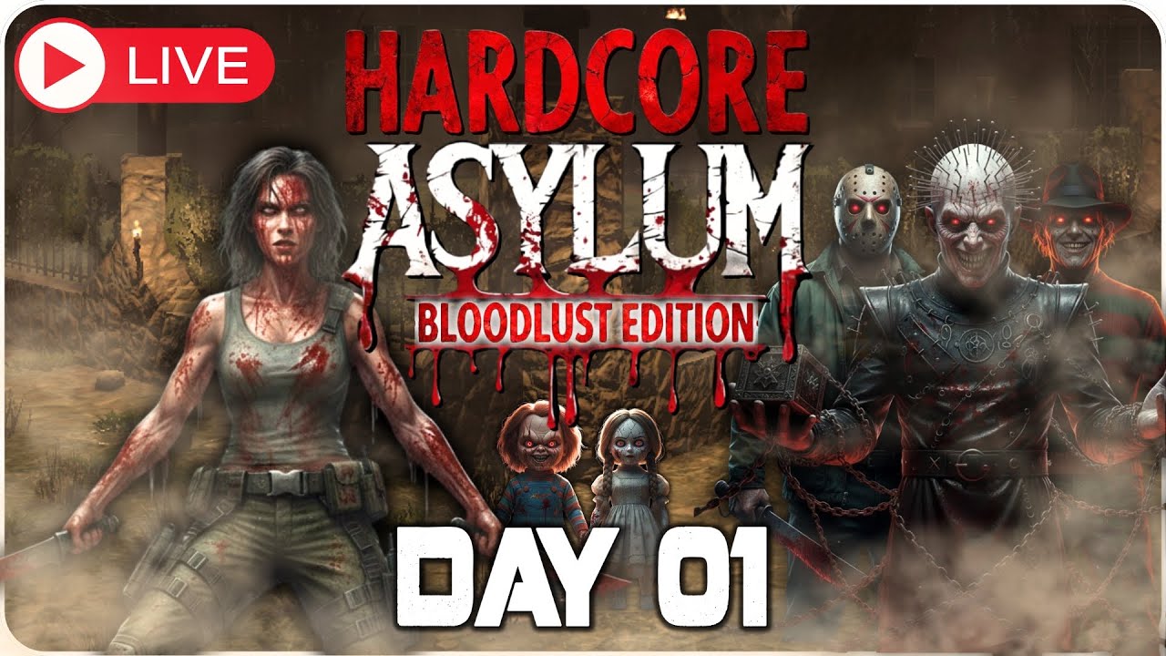 100 days in HARDCORE Asylum: BLOODLUST edition! | Asylum Mod