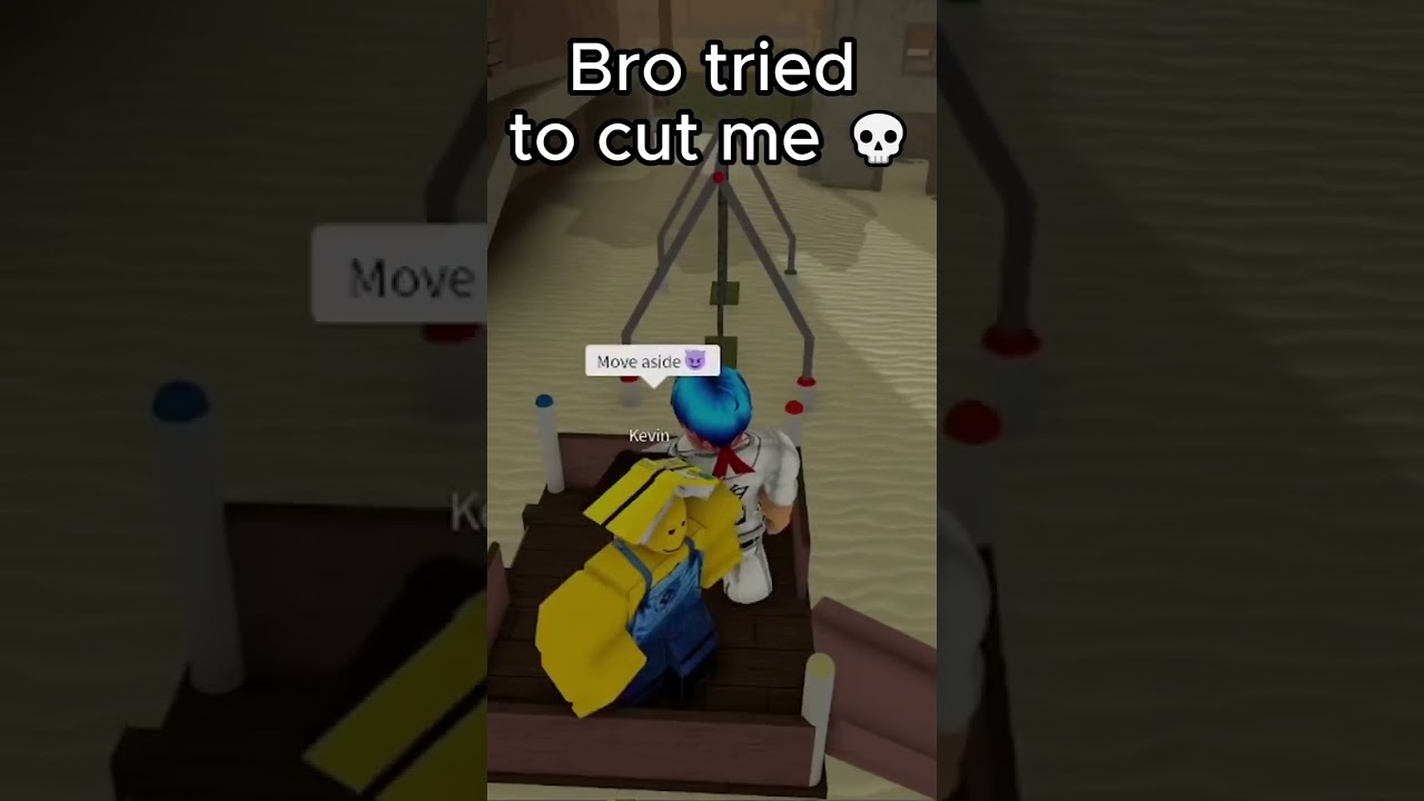 Bro tried to cut me 💀 